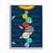 Stupell Industries Our Solar System Facts Kid's Educational Illustration Framed Wall Art